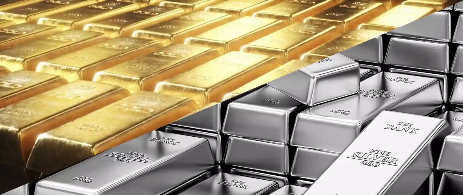 Gold and Silver Background